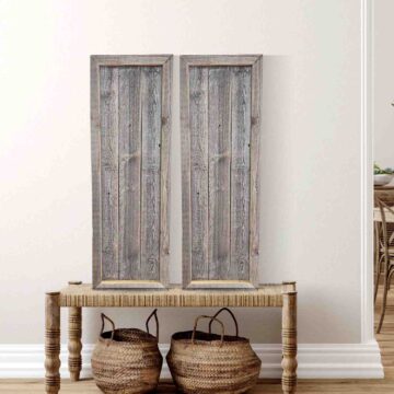 Framed Blank Sign Made from Reclaimed Barn Wood