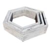hexagonal shelves front by 3's sizes