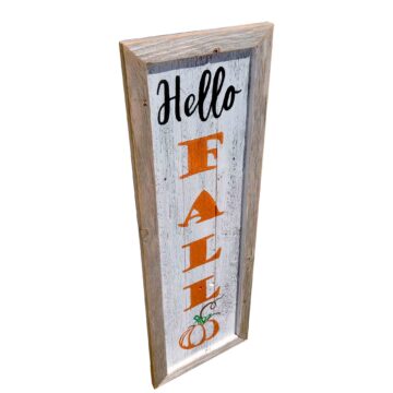 Hello Fall Sign White Top