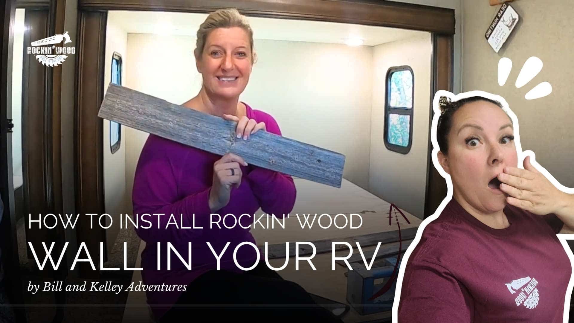 DIY Wood idea-Wall in RV