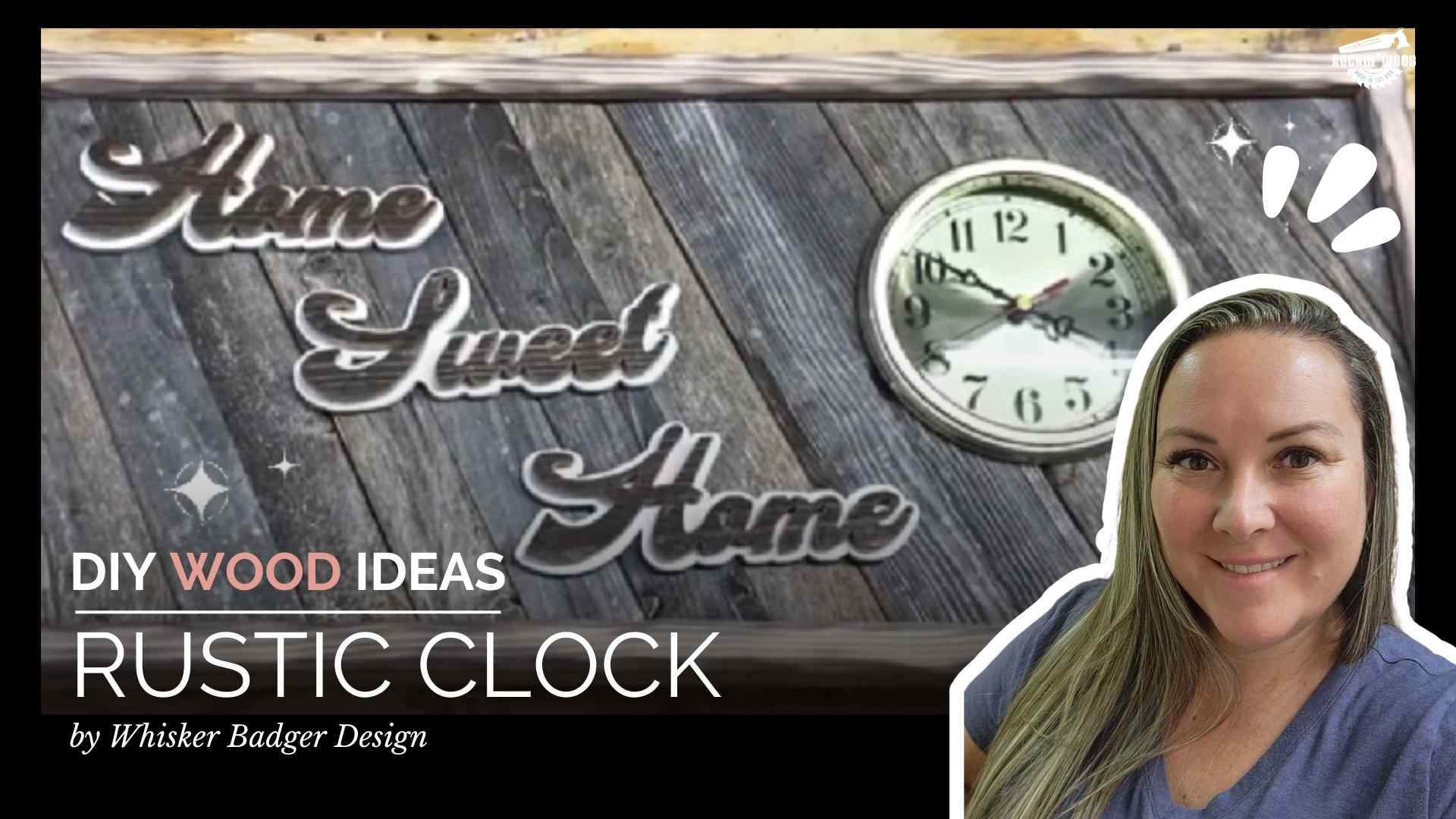 DIY rustic clock