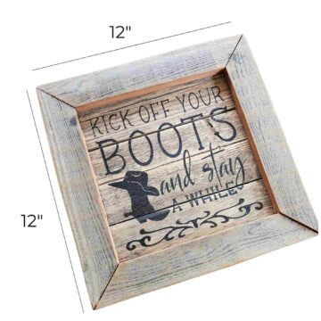 Framed Blank Sign size