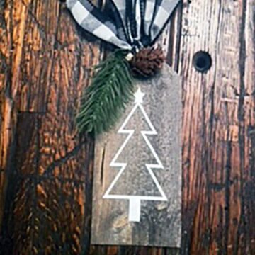 Gift tags-christmas tree