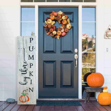 Hey There Pumpkin Sign for front porch