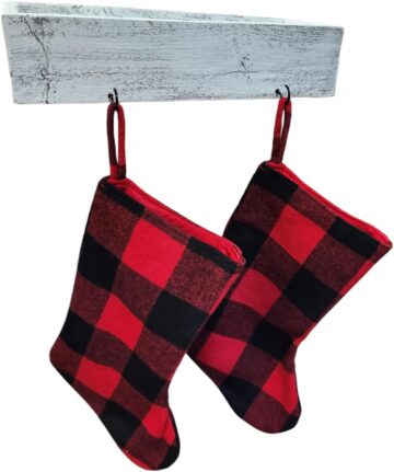 Stocking Hanger-white-2 hooks