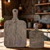 blank cutting boards in kitchen counter