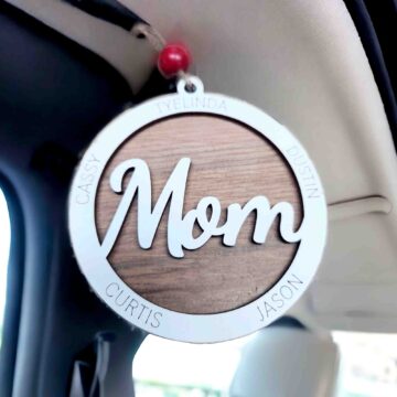Customized Name Ornament Made from Reclaimed Wood (Perfect Gift Idea)