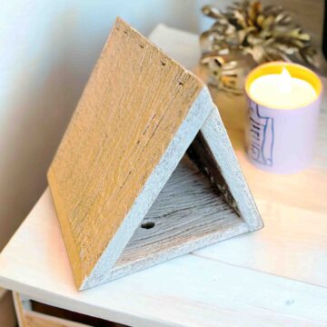 Rustic Book Stand made from Reclaimed Wood (Plain/Customized)