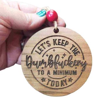 Dumbfuckery Ornament – Funny Gift Idea (3.5in)