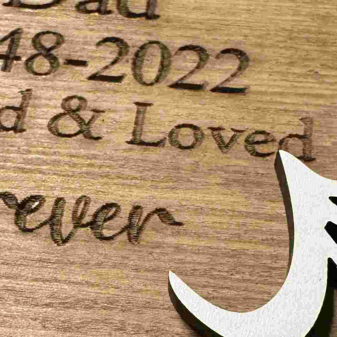 Memorial Ornament-texture front