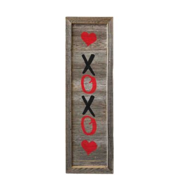 XOXO Sign-weathered grey