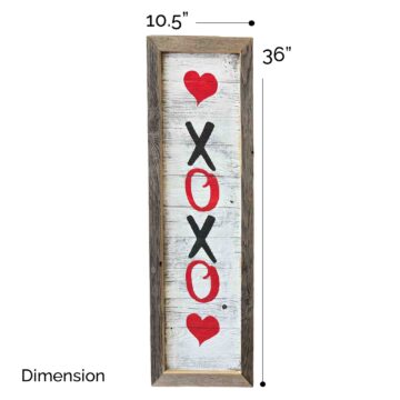 XOXO Sign-white-size