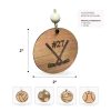Customized Sports Keychain-Dimensions