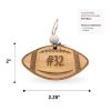 Customized Sports Keychain Football