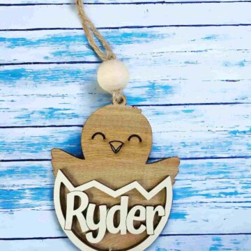 Baby Chick Easter Tag-ryder