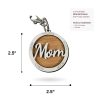 Customized Mom Keychain with Kids Names-Dimension