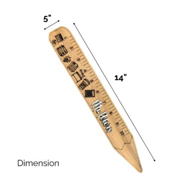 Customized Teacher Appreciation Gift Ruler-size