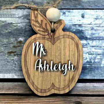 Customized Teacher Appreciation gifts (car charms, apple, ruler, or pencil)