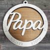 Customized Ornament-Papa-1