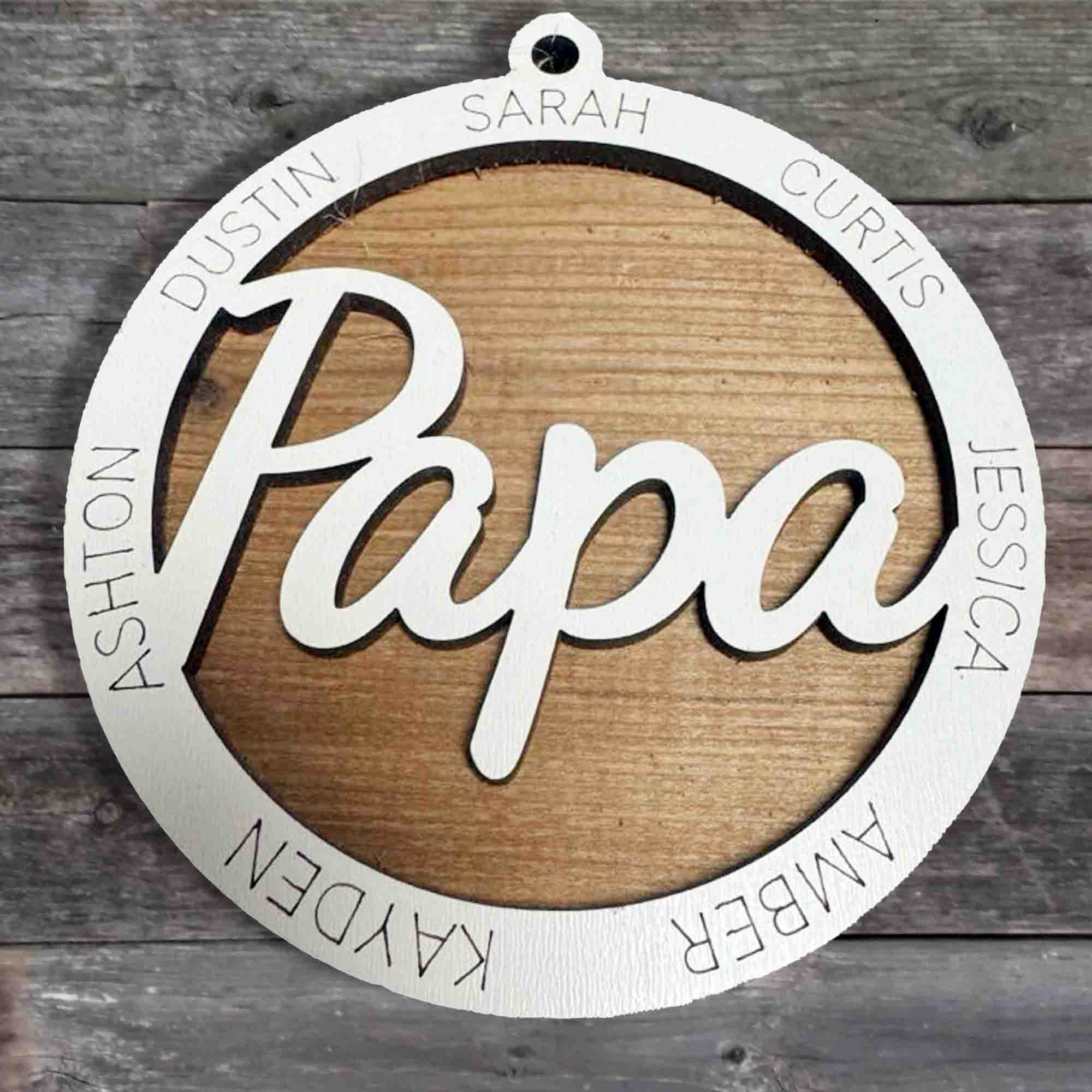 Customized Ornament-Papa-1