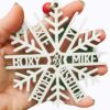 Customized-Snowflake-Ornament-size-comparison