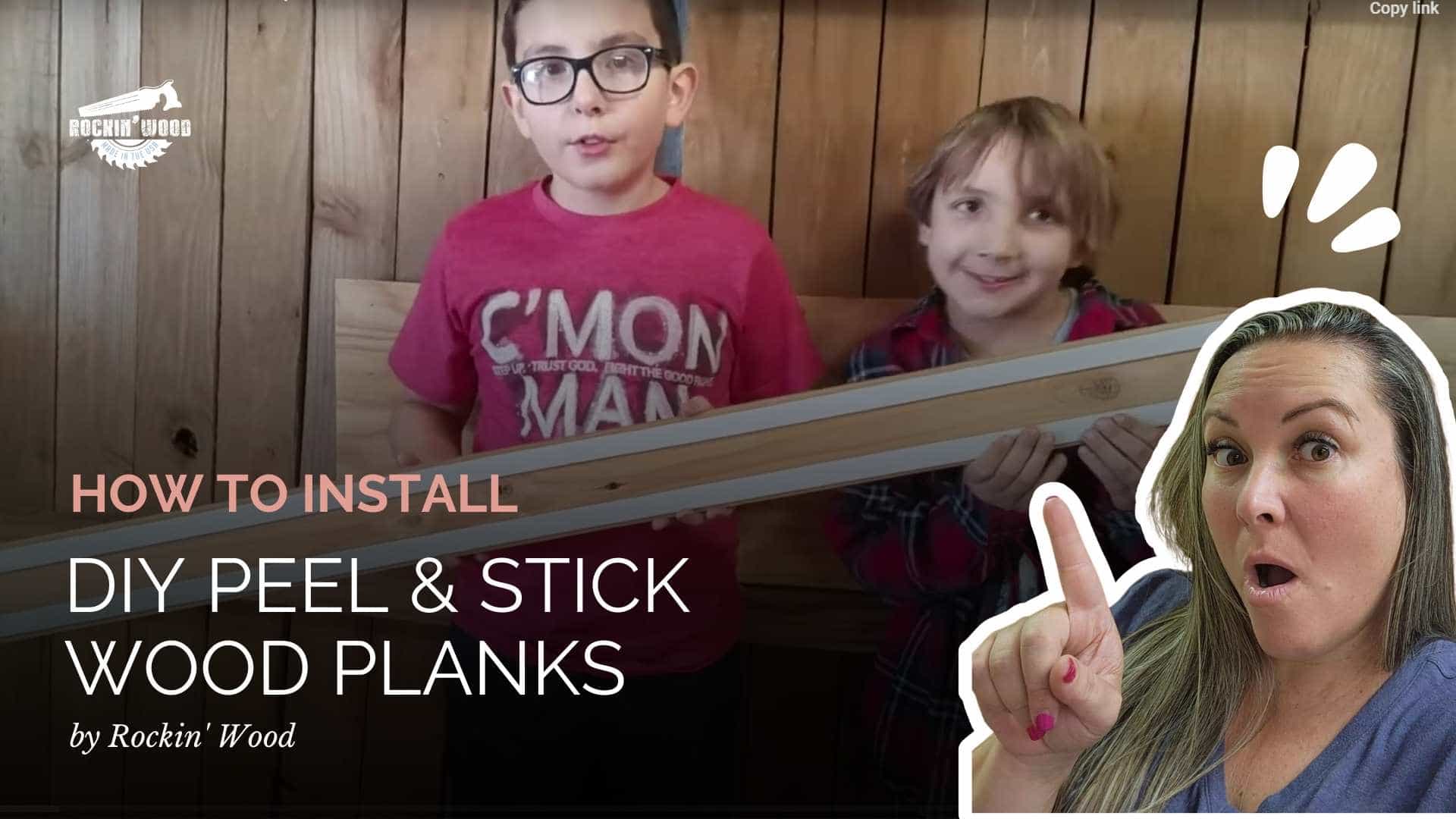 DIY Peel and Stick Planks Cover