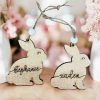 Engraved Custom Easter Bunny Basket Tag-1